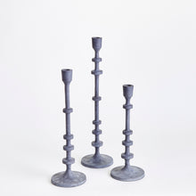 Load image into Gallery viewer, ABACUS TAPER HOLDERS, SET OF 3