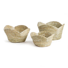 Load image into Gallery viewer, RIVERGRASS LOTUS BASKETS, SET OF 3