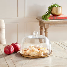 Load image into Gallery viewer, BRAIDEN TRAY WITH CLOCHE LARGE