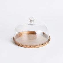 Load image into Gallery viewer, BRAIDEN TRAY WITH CLOCHE LARGE