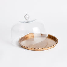 Load image into Gallery viewer, BRAIDEN TRAY WITH CLOCHE LARGE