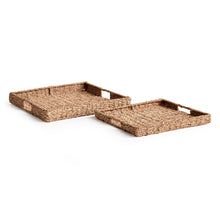 Load image into Gallery viewer, SEAGRASS RECTANGULAR TRAYS, SET OF 2