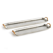 Load image into Gallery viewer, HELENA DECORATIVE LONG TRAYS, SET OF 2
