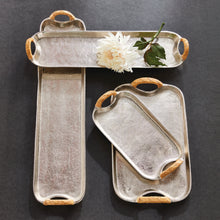 Load image into Gallery viewer, HELENA DECORATIVE LONG TRAYS, SET OF 2