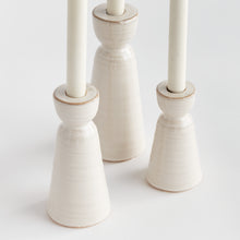 Load image into Gallery viewer, LIBBEY TAPER HOLDERS, SET OF 3
