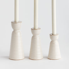 Load image into Gallery viewer, LIBBEY TAPER HOLDERS, SET OF 3