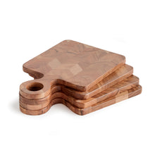 Load image into Gallery viewer, RENATA MINI SERVING BOARDS, SET OF 4