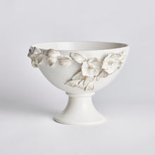 Load image into Gallery viewer, FIORI DECORATIVE FOOTED BOWL
