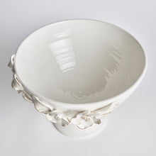 Load image into Gallery viewer, FIORI DECORATIVE FOOTED BOWL