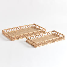 Load image into Gallery viewer, NINETTE RECTANGULAR TRAYS, SET OF 2