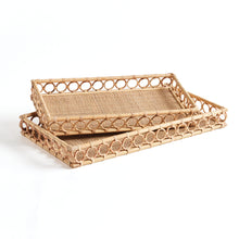 Load image into Gallery viewer, NINETTE RECTANGULAR TRAYS, SET OF 2