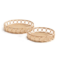 Load image into Gallery viewer, NINETTE ROUND TRAYS, SET OF 2