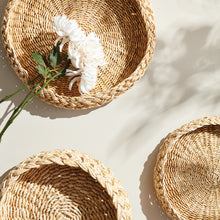 Load image into Gallery viewer, ABACA FRENCH BRAIDED BASKETS, SET OF 2