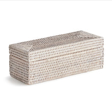 Load image into Gallery viewer, BURMA RATTAN 3-COMPARTMENT LIDDED BOX
