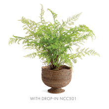 Load image into Gallery viewer, BURMA RATTAN FOOTED CACHEPOT