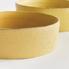 Load image into Gallery viewer, STUDIO DECORATIVE LOW BOWLS, SET OF 2