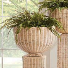 Load image into Gallery viewer, CHARLESTON RATTAN FOOTED BOWL
