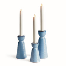 Load image into Gallery viewer, LIBBEY TAPER HOLDERS, SET OF 3