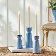 Load image into Gallery viewer, LIBBEY TAPER HOLDERS, SET OF 3