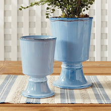 Load image into Gallery viewer, KELCY FOOTED CACHEPOTS, SET OF 2
