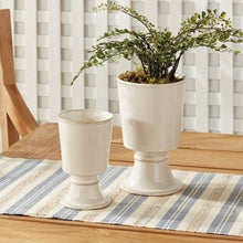 Load image into Gallery viewer, KELCY FOOTED CACHEPOTS, SET OF 2