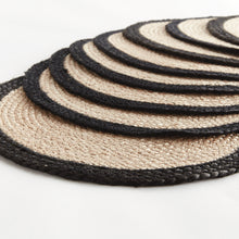 Load image into Gallery viewer, JUTE COIL ROUND PLACEMATS, SET OF 8