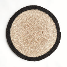 Load image into Gallery viewer, JUTE COIL ROUND PLACEMATS, SET OF 8