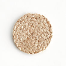 Load image into Gallery viewer, JUTE COASTERS, SET OF 4