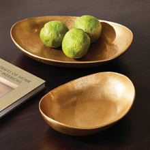 Load image into Gallery viewer, JANAE OVAL DECORATIVE BOWLS, SET OF 2