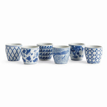 Load image into Gallery viewer, BARCLAY BUTERA DYNASTY MINI FLOWER POTS, SET OF 6