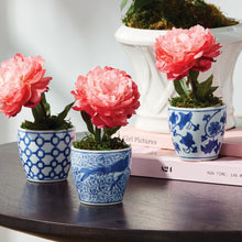 Load image into Gallery viewer, BARCLAY BUTERA DYNASTY MINI FLOWER POTS, SET OF 6