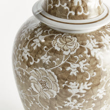 Load image into Gallery viewer, PROVINCE LOTUS LIDDED GINGER JAR