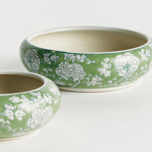 Load image into Gallery viewer, IMPERIAL LOTUS LOW POTS, SET OF 2