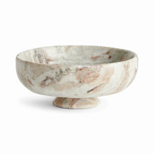 Load image into Gallery viewer, JOSEPHINE MARBLE FOOTED BOWL