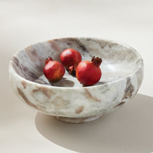 Load image into Gallery viewer, JOSEPHINE MARBLE FOOTED BOWL