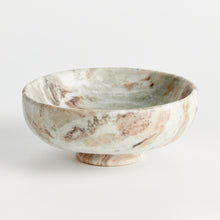 Load image into Gallery viewer, JOSEPHINE MARBLE FOOTED BOWL
