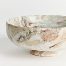 Load image into Gallery viewer, JOSEPHINE MARBLE FOOTED BOWL