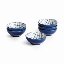 Load image into Gallery viewer, STRIA GRID DIP BOWLS, SET OF 6