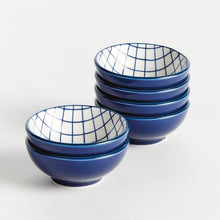 Load image into Gallery viewer, STRIA GRID DIP BOWLS, SET OF 6