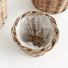 Load image into Gallery viewer, NORMANDY TAPERED BASKET PLANTERS, SET OF 3