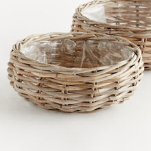 Load image into Gallery viewer, NORMANDY LOW BASKET PLANTERS, SET OF 2