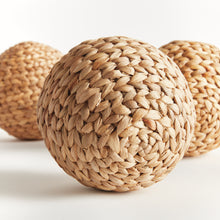 Load image into Gallery viewer, JACE WATER HYACINTH ORBS 6.5", SET OF 3