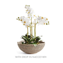 Load image into Gallery viewer, BURMA RATTAN SCALLOPED EDGE BOWL