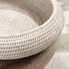 Load image into Gallery viewer, BURMA RATTAN SHALLOW DISPLAY BOWLS, SET OF 2