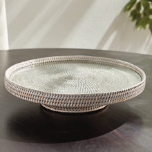 Load image into Gallery viewer, BURMA RATTAN SERVING STAND