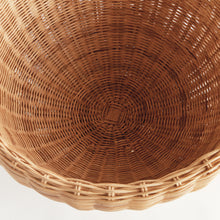 Load image into Gallery viewer, CHARLESTON RATTAN FOOTED BOWL