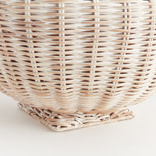 Load image into Gallery viewer, CHARLESTON RATTAN FOOTED BOWL SMALL