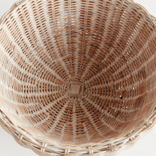 Load image into Gallery viewer, CHARLESTON RATTAN FOOTED BOWL SMALL
