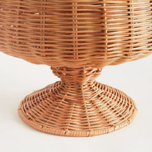 Load image into Gallery viewer, CHESAPEAKE RATTAN FOOTED URN WIDE