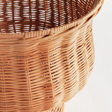 Load image into Gallery viewer, CHESAPEAKE RATTAN FOOTED URN WIDE